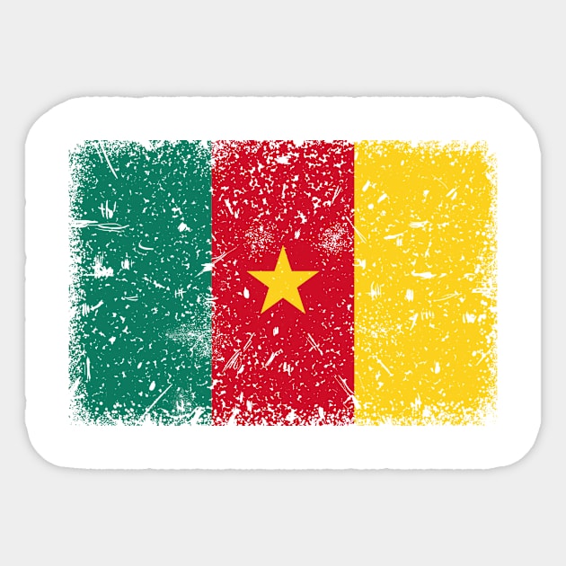 Cameroon Flag Sticker by Nikokosmos